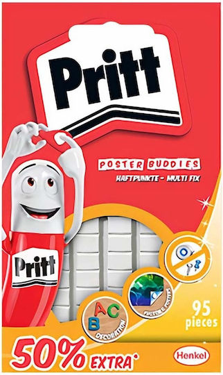 Pritt Κόλλα Αυτοκόλλητο Poster Buddies 95τμχ