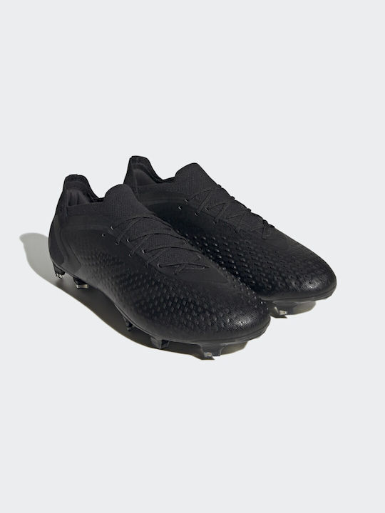 Adidas Predator Accuracy.1 FG Χαμηλά Ποδοσφαιρικά Παπούτσια με Τάπες Core Black / Cloud White