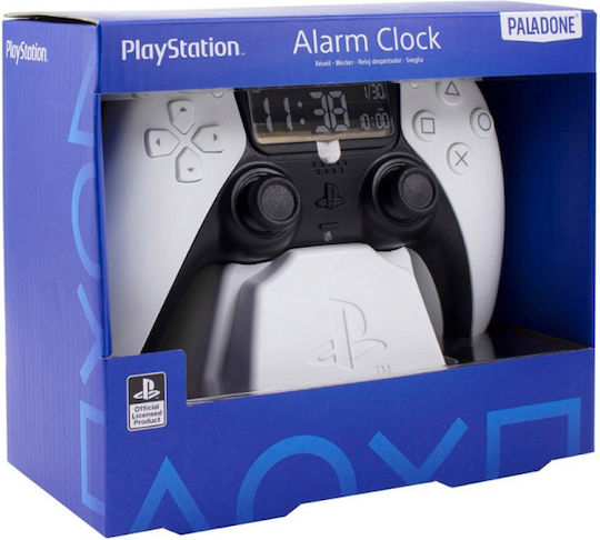 Paladone Desktop Clock Playstation Ps5 White