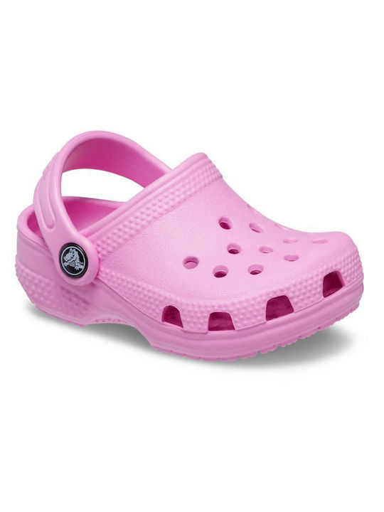 Crocs Littles Children's Anatomical Beach Clogs Pink