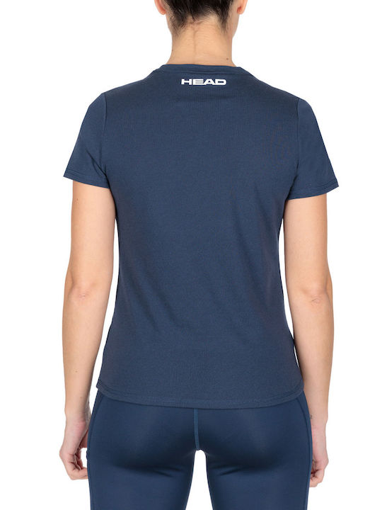 Head Women's Athletic T-shirt Navy Blue