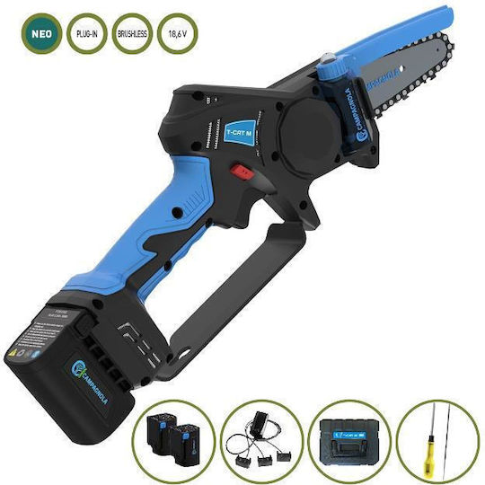 Campagnola Battery Chainsaw Brushless 10.8V 1.48kg with Blade 8cm