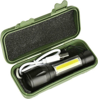Henglong Wiederaufladbar Taschenlampe LED Doppelte Funktion