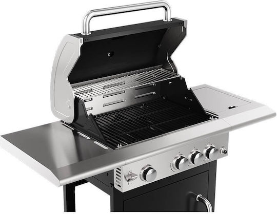 Teka 3100 G Gas Grill with 3 pcs 9.66kW and Side Burner