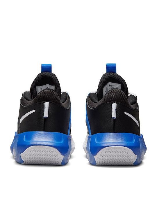 Zoom Crossover Kinder Sportschuhe Basketball mit Schnürsenkeln Blau