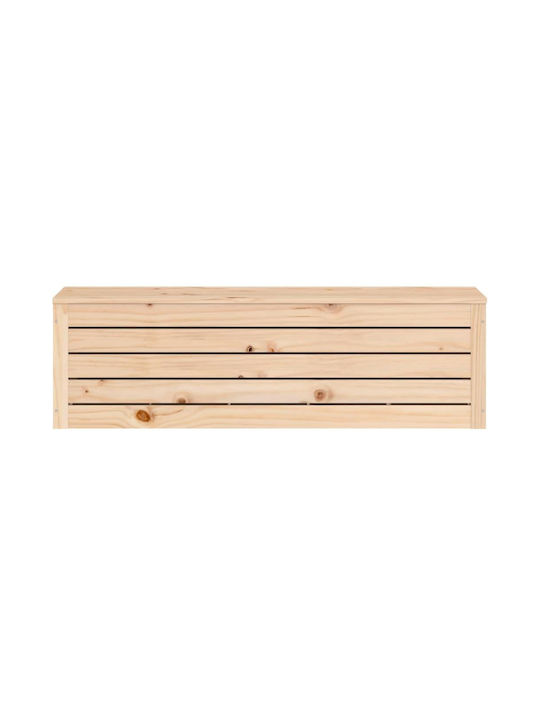 vidaXL Декоративна куфар Дърво Кафяв 109x36.5x33бр