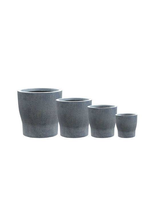 Supergreens Industrial Flower Pot 42x42cm in Gray Color C-1170-8