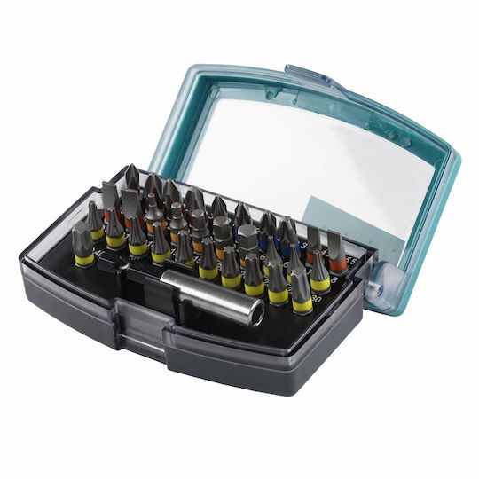 Wolfcraft Set 32 Schraubendreher-Bits E-Commerce-Website / Torx / Gerade / Stern / Kreuz