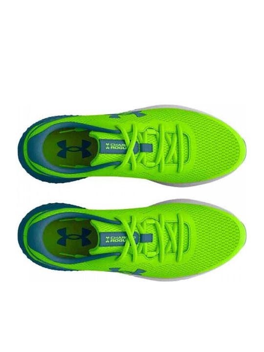 UA GS B Charged Rogue 3 Kids Sports Shoes Running with Laces Blue
