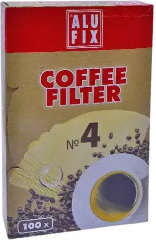 Alufix Coffee Paper Filter 100pcs