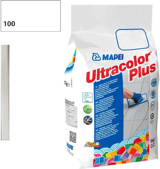 Mapei 100 White UltraColor AluBoxes Αρμόστοκος Λευκός 5kg