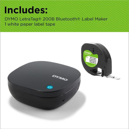Dymo LetraTag LT-200 B Electronic Portable Label Maker in Black Colour