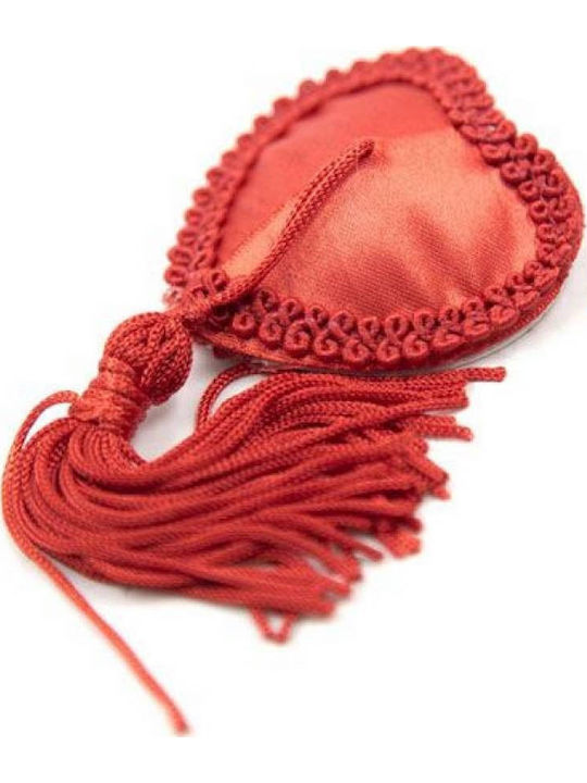 Toyz4lovers Heart Nipples Tassels Red