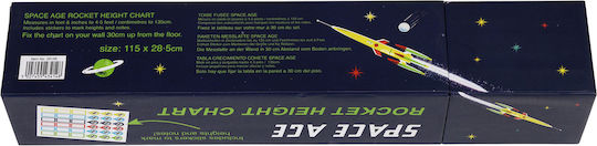 Rex London Wachstumstabelle für Kinder und Babys Space Age Blau