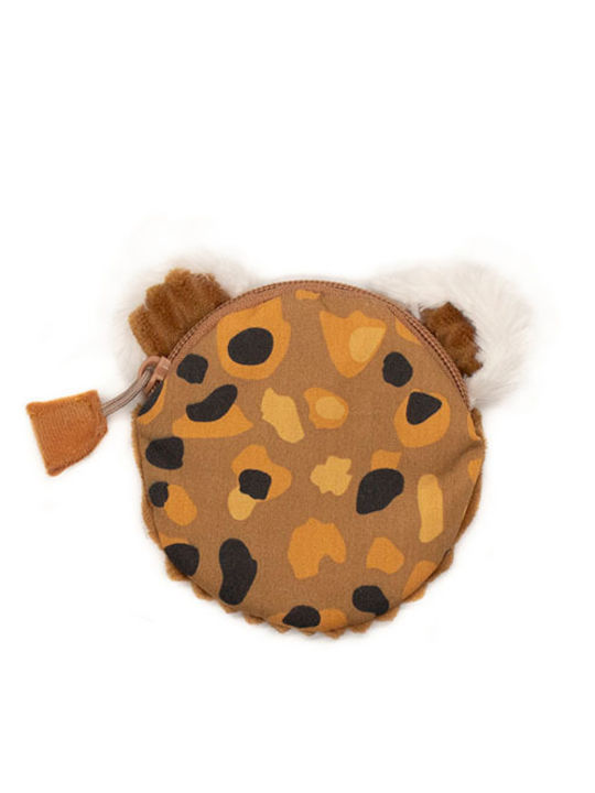 Les Deglingos The Tiger Kids Wallet with Coins with Zipper Brown