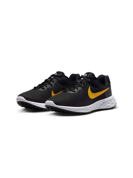 Revolution 6 Next Nature Sport Shoes Running Black / Light Silver / White / University Gold