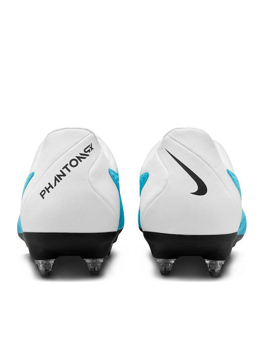 Nike Phantom GX Academy Football Shoes with Cleats Baltic Blue / White / Laser Blue / Pink Blast