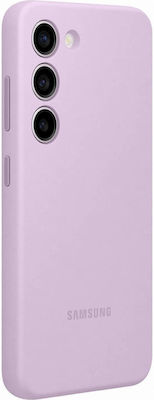 Samsung Silicone Cover Back Cover Σιλικόνης Lavender (Galaxy S23)