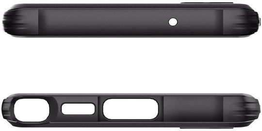 Spigen Rugged Armor Back Cover Σιλικόνης 2mm Matte Black (Galaxy S23 Ultra)
