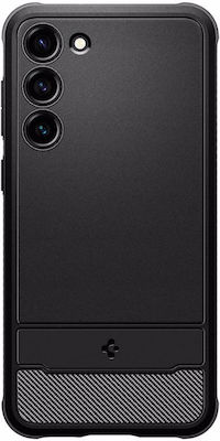 Spigen Rugged Armor Back Cover Σιλικόνης Ανθεκτική Matte Black (Galaxy S23+)