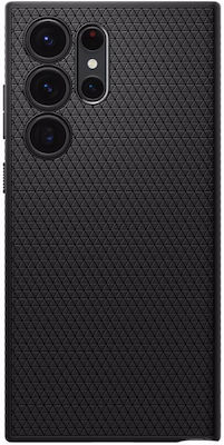 Spigen Liquid Air Umschlag Rückseite Silikon Matte Black (Galaxy S23 Ultra) ACS05614