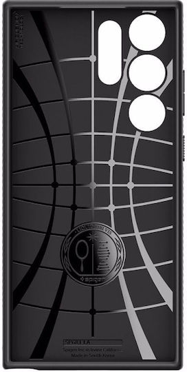 Spigen Liquid Air Back Cover Silicone Matte Black (Galaxy S23 Ultra)