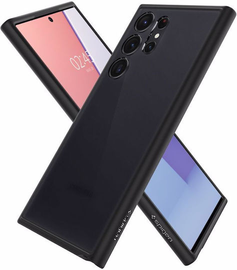 Spigen Ultra Hybrid Back Cover Plastic 2mm Frost Black (Galaxy S23 Ultra)