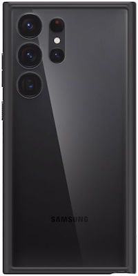 Spigen Ultra Hybrid Umschlag Rückseite Silikon 2mm Matte Black (Galaxy S23 Ultra) ACS05618