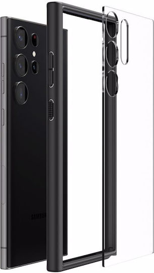 Spigen Ultra Hybrid Back Cover Plastic 2mm Matte Black (Galaxy S23 Ultra)