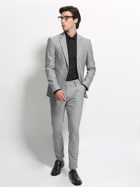 Tresor Men's Suit Jacket Slim Fit Gray