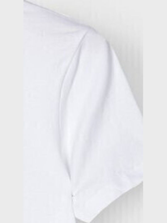 Name It Kids' Set with Undershirts Short-sleeved White 2pcs