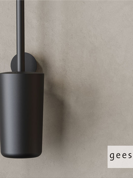 Geesa Opal Πλαστικό Πιγκάλ Μπάνιου Black Brushed