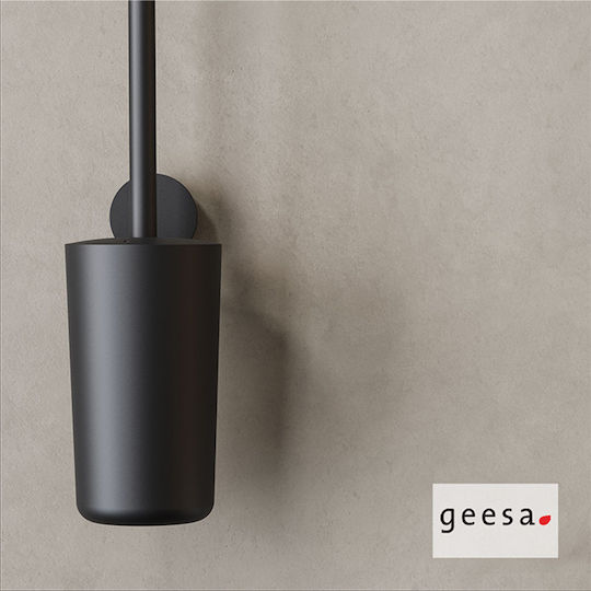 Geesa Opal Πλαστικό Πιγκάλ Μπάνιου Black Brushed