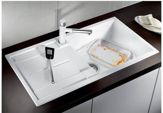 Blanco Metra XL 6 S 527307 Drop-In Spüle aus Verbundgranulat B100xT50cm Volcano Grey