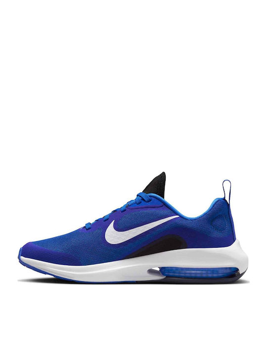Air Zoom Arcadia Gs Kids Sports Shoes Running with Laces Blue