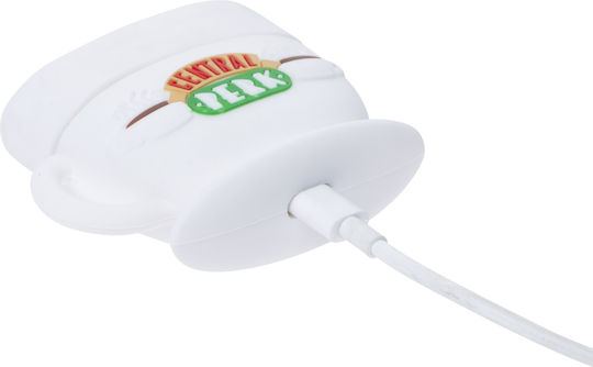 Lazerbuilt Central Perk In-ear Bluetooth Handsfree Earphones White