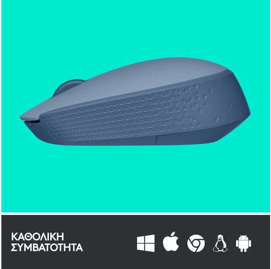 Logitech M171 Kabellos Mini Maus Blue/Grey