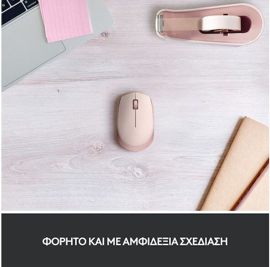 Logitech M171 Wireless Mini Mouse Rose