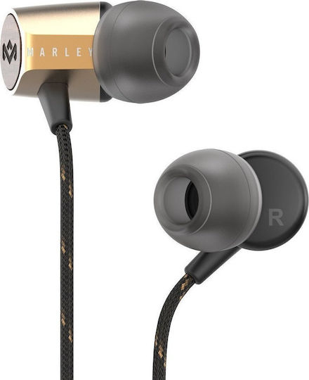 The House Of Marley Uplift V2 In-ear Handsfree with 3.5mm Connector Gold