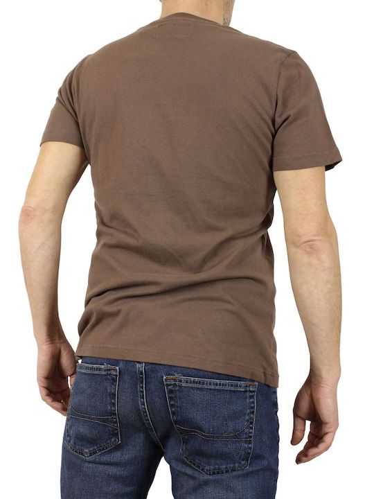 Abercrombie & Fitch Men's Short Sleeve T-shirt Brown