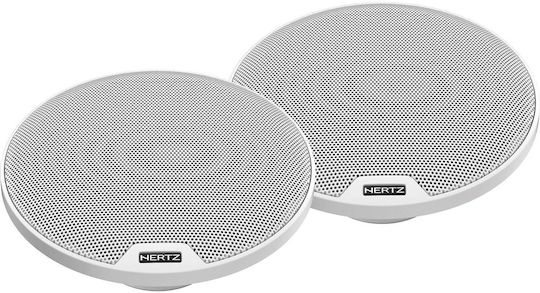 Hertz Set difuzoare marine HEX 6.5 C-W Impermeabile 6.5" cu 50W RMS Alb
