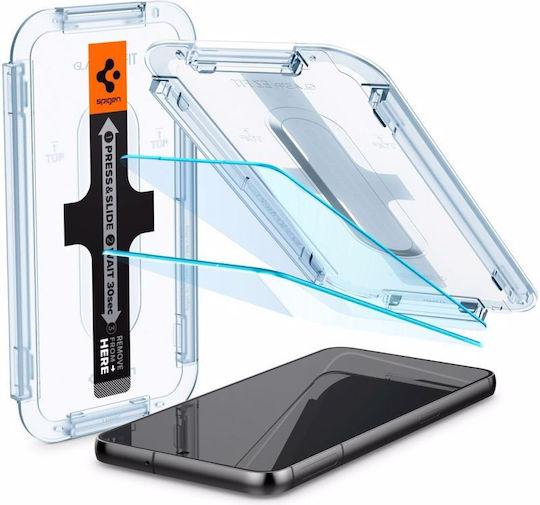Spigen EZ FIT GLAS.tR 0.2mm Gehärtetes Glas 2Stück (Galaxy S23+)