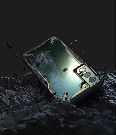 Ringke Fusion X Back Cover Πλαστικό / Σιλικόνης 2mm Μαύρο (Galaxy S23+)