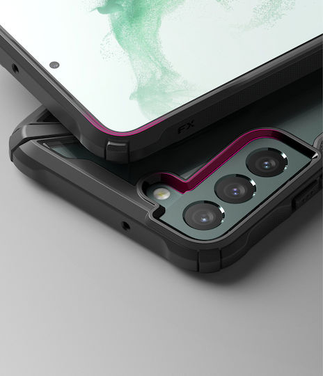 Ringke Fusion X Back Cover Πλαστικό / Σιλικόνης 2mm Μαύρο (Galaxy S23+)