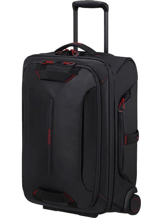 Samsonite Ecodiver Βαλίτσα Ταξιδίου Καμπίνας Υφασμάτινη Μαύρη με 2 Ρόδες Ύψους 55εκ.