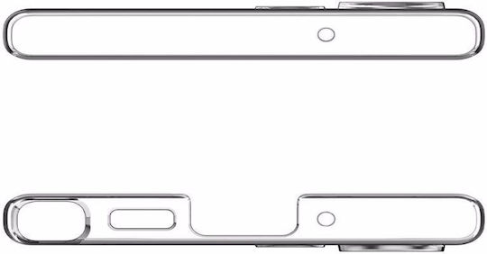 Spigen AirSkin Back Cover Silicone Crystal Clear (Galaxy S23 Ultra) ACS05635