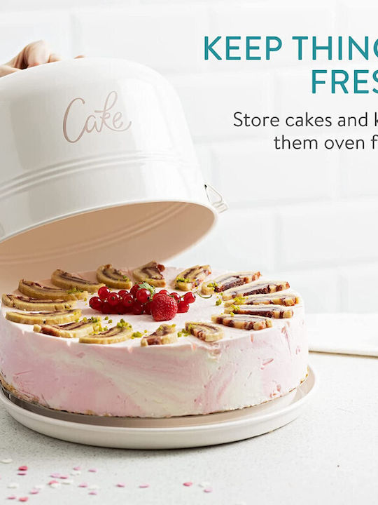 Navaris Cake Stand White 25x25cm