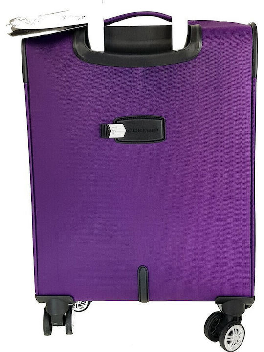Diplomat Set Colecția Atlanta Valize De Călătorie Din Material Textil Violet Cu Înălțime Maximă 78 Cm Cu 4 Roți Set 3 Bucăți
