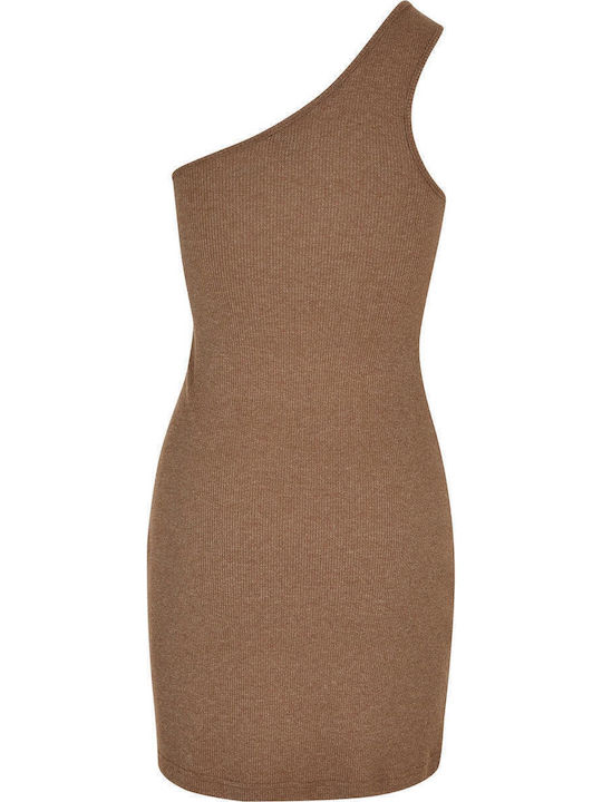 Rochii De Vară Pentru Femei Mini Rochie Tricotată Kaki