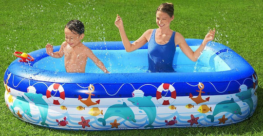 Bestway Children's Swimming Pool 282L Inflatable 213x213x132cm Blue